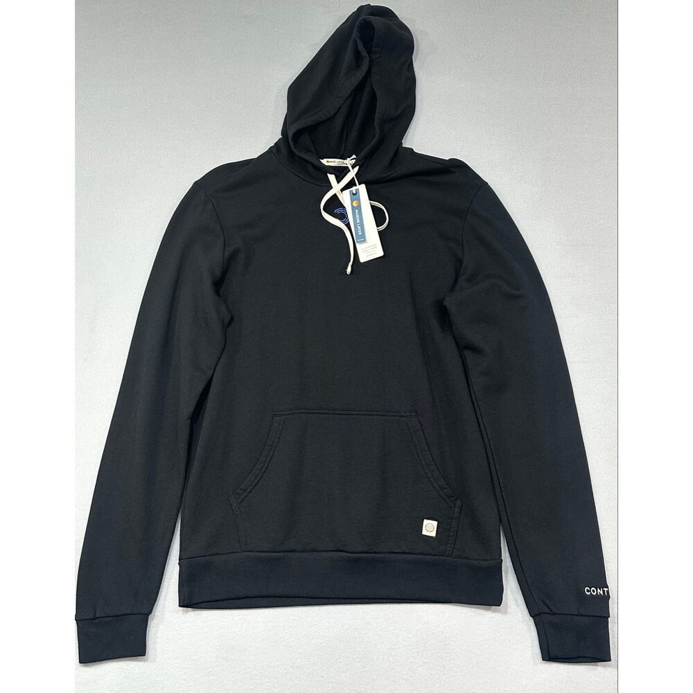 NWT Marine Layer x Contrary Pullover Hoodie Black Kangaroo Pocket Size M - Picture 4 of 14